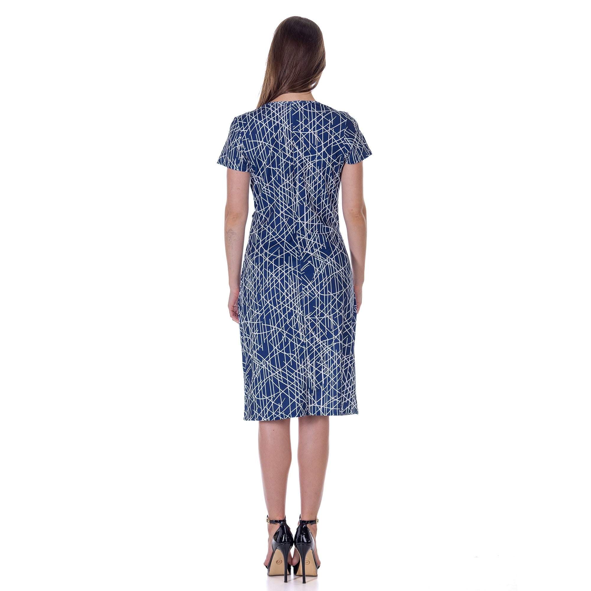 24seven-Comfort-Apparel-Navy-Geometric-Print-Knee-Length-Short-Sleeve-Faux-Wrap-Dress_7be95a37-a162-4ea6-a64a-2b7baf943238 1127952461